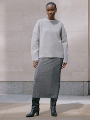 Albaray Silver Glitter Skirt - Image 1 of 5