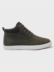 Crew Clothing Green Leather Chukka Boots - Image 1 of 4