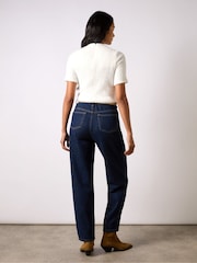 Ro&Zo White Ivory Fluffy Rib Top - Image 3 of 4