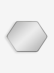 Black Hexagon Wall Mirror - Image 4 of 5