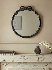Black Bow Wall Mirror - Image 3 of 6