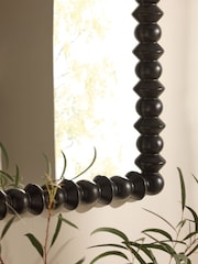 Black Global Bobbin Wall Mirror - Image 3 of 5