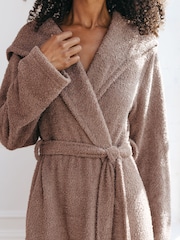 Chelsea Peers Fleece-Teddy-Bademantel - Bild 3 von 5