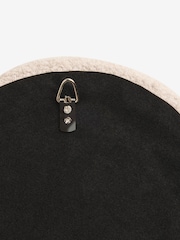 Set of 3 Neutral Boucle Mirrors - Image 5 of 5