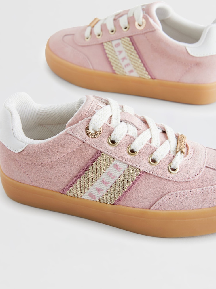 Buy Baker by Ted Baker Girls Low Top Trainers with Gum Sole from