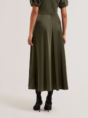 Ted Baker Edulis Ponte Bodice Satin Skirt Midi Dress - Bild 3 von 6