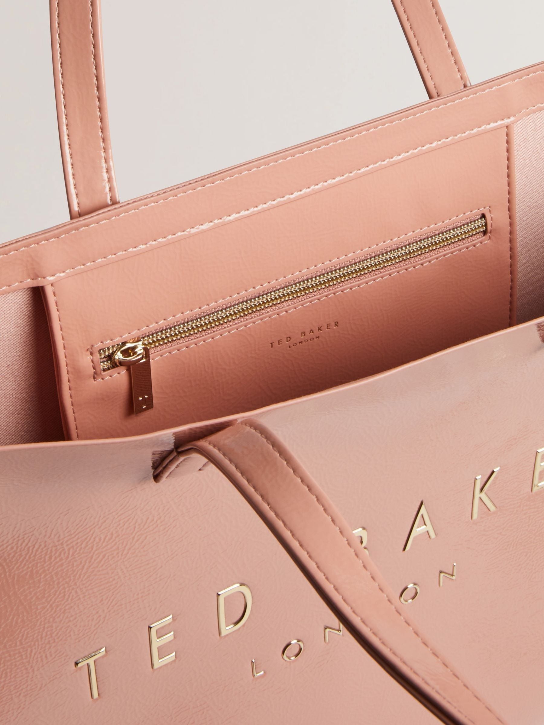 Buy Ted Baker Pink Crikon Crinkle Extra Large Icon Bag from the