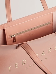 Ted Baker Pink Crikon Crinkle Extra Large Icon Bag - Image 4 of 4