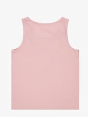 Roxy Pink There Is Life Graphic Logo 100% Cotton Vest Top - Image 2 of 3