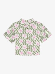 Roxy – Salty Sun – Cropped-Shirt mit kurzen Ärmeln und Print - Bild 1 von 3
