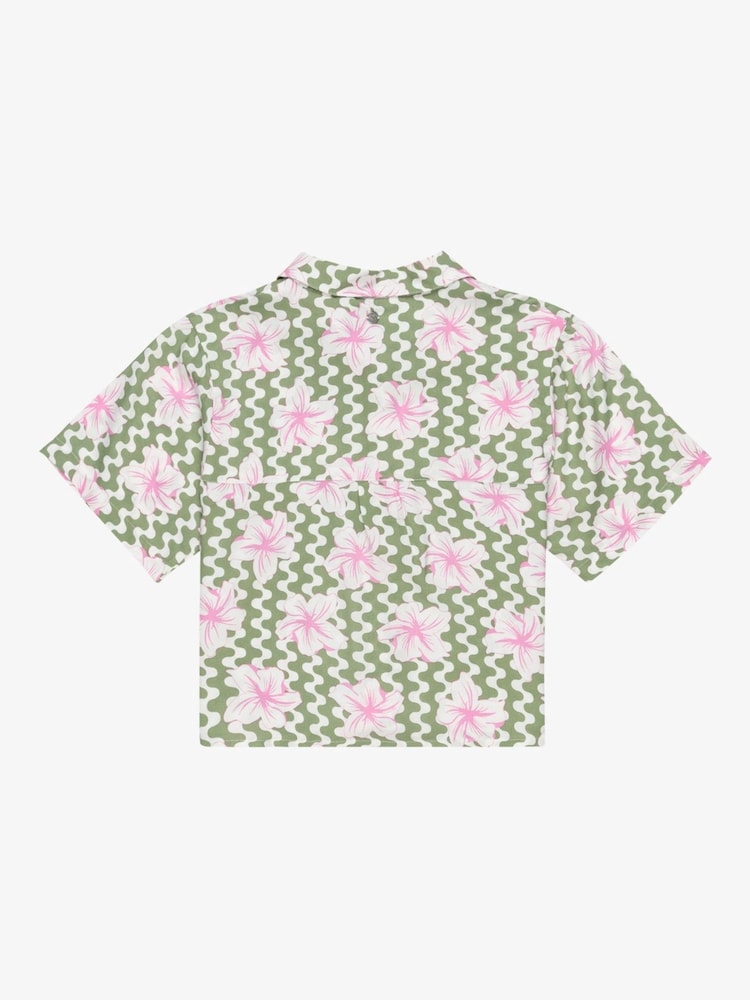 Roxy – Salty Sun – Cropped-Shirt mit kurzen Ärmeln und Print - Bild 2 von 3