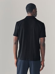 Black / Grey / Sage - Kurzarm-Polo-Shirts mit kubanischem Kragen im 3er-Pack - Image 3 of 12