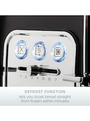 Swan Black Serenity 2100W 4 Slice Toaster - Image 5 of 8