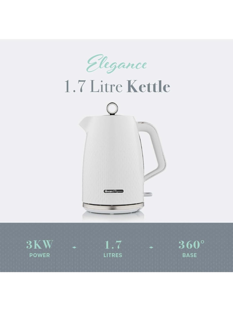 Swan White Elegance Jug Kettle - Image 2 of 8