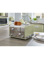 Swan Green 4 Slice Retro Toaster - Image 5 of 6