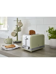 Swan Green 2 Slice Retro Toaster - Image 2 of 4