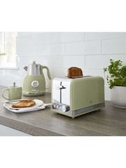 Swan Green 2 Slice Retro Toaster - Image 3 of 4
