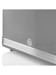 Swan Grey 4 Slice Retro Toaster - Image 2 of 5