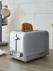 Swan Grey 2 Slice Retro Toaster - Image 2 of 4