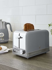 Swan Grey 2 Slice Retro Toaster - Image 3 of 4