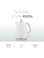 Swan White Serenity Kettle 1.7 Litre - Image 2 of 8
