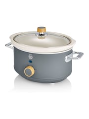 Swan Nordic Grey Slow Cooker 3.5 Litre - Image 1 of 7
