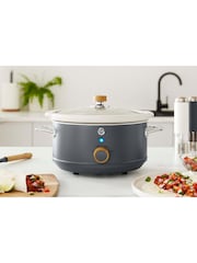 Swan Nordic Grey Slow Cooker 3.5 Litre - Image 3 of 7
