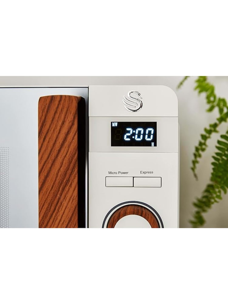 Swan White 20L Nordic Digital Microwave - Image 6 of 6