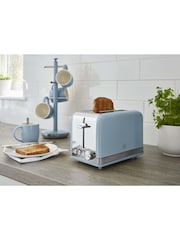 Swan Blue 2 Slice Retro Toaster - Image 2 of 2