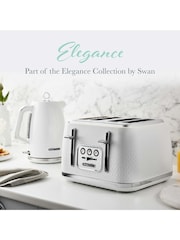 Swan White Elegance 4 Slice Toaster - Image 5 of 6