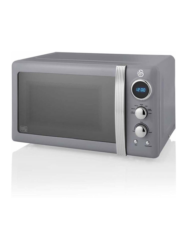 Swan Grey 800W Digital Microwave - Image 1 of 1