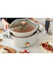 Swan Nordic White Slow Cooker 3.5 Litre - Image 4 of 7