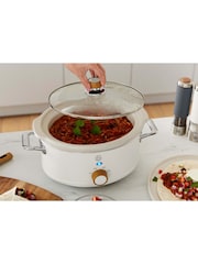 Swan Nordic White Slow Cooker 3.5 Litre - Image 5 of 7