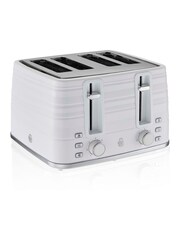 Swan White 2 Slice Toaster - Image 1 of 6