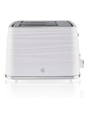 Swan White 2 Slice Toaster - Image 3 of 6