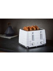 Swan White 2 Slice Toaster - Image 5 of 6