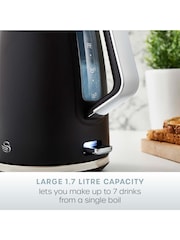 Swan Black Serenity Kettle 1.7 Litre - Image 3 of 8