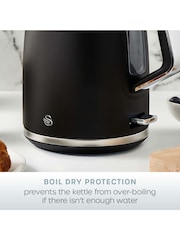 Swan Black Serenity Kettle 1.7 Litre - Image 5 of 8