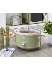 Swan Green 3.5L Slow Retro Cooker - Image 6 of 6