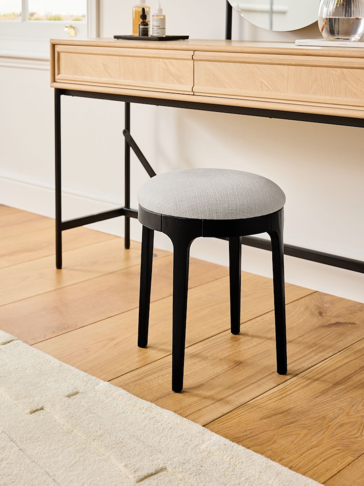 Jasper Conran London Aden Oak Stool - Image 1 of 3 Jasper Conran London Aden Oak Stool - Image 1 of 3