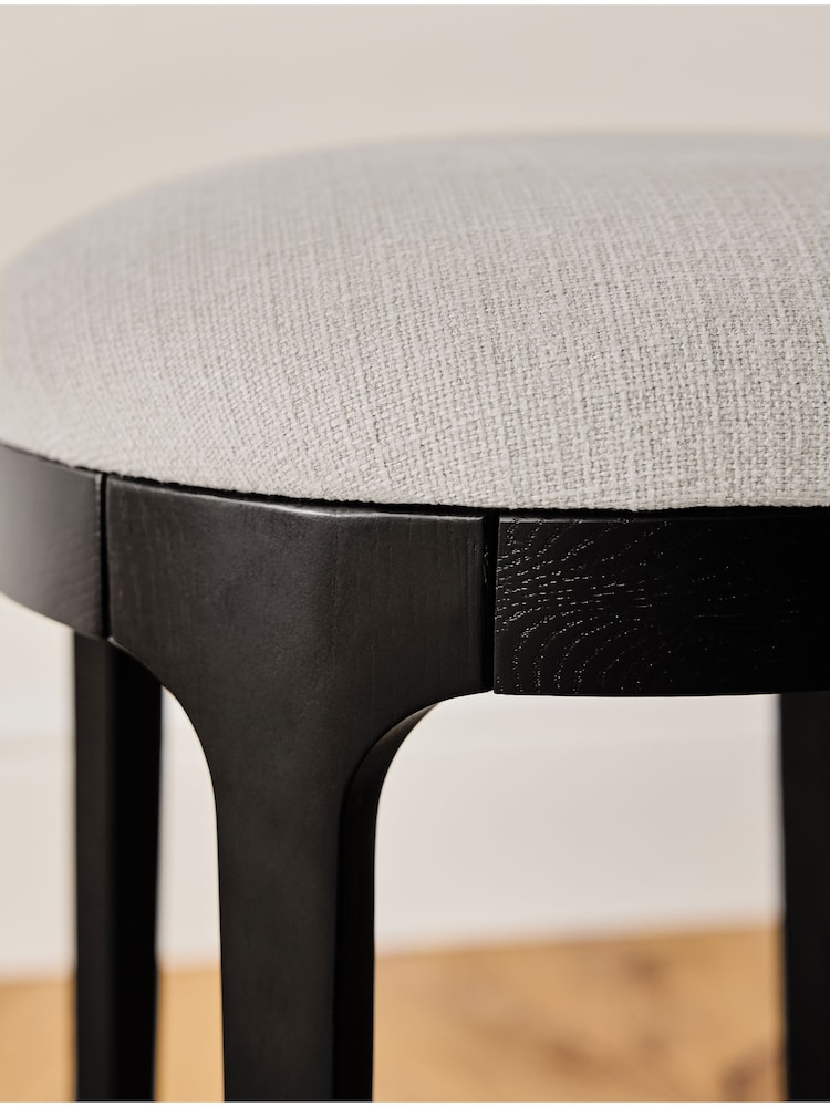 Jasper Conran London Aden Oak Stool - Image 2 of 3 Jasper Conran London Aden Oak Stool - Image 2 of 3