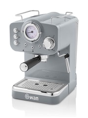 Swan Grey Pump Espresso Coffee Machine - Image 1 of 8