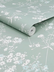 Papel pintado de 10 metros con diseño de hojas - Imagen 2 de 4