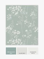 Papel pintado de 10 metros con diseño de hojas - Imagen 4 de 4
