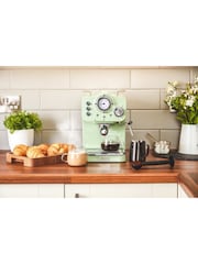 Swan Green Pump Espresso Coffee Machine - Image 7 of 8