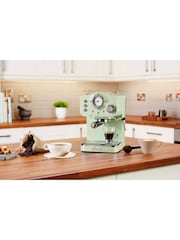 Swan Green Pump Espresso Coffee Machine - Image 8 of 8