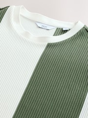 Green Smart Vertical Stripe T-Shirt - Image 8 of 8