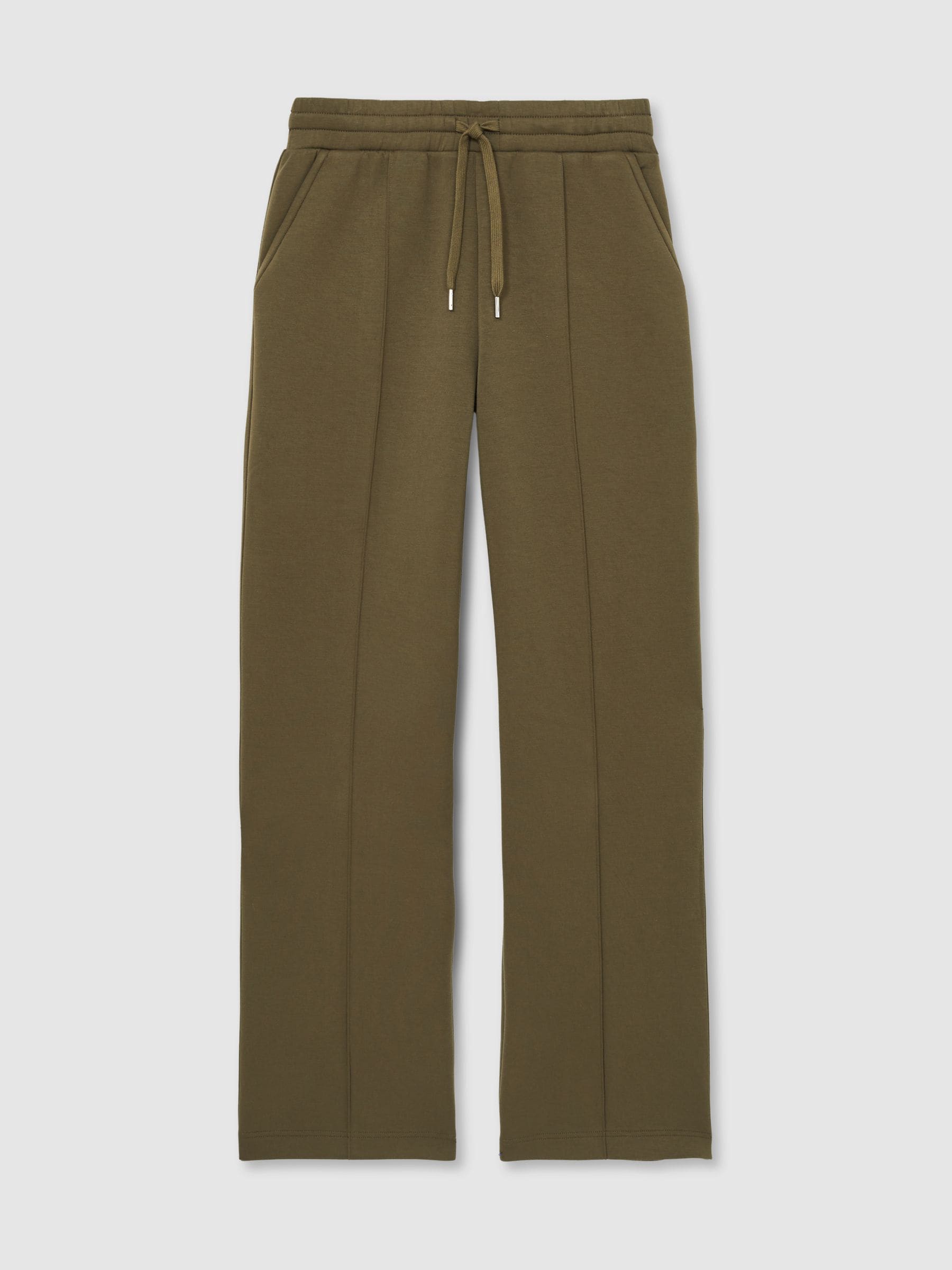 Khaki drawstring joggers deals