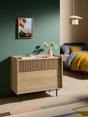 MADE.COM Oak Blaze 3 Drawer Chest of Drawers - Image 1 of 5