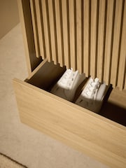 MADE.COM Oak Effect Blaze Double, 2 Drawers Wardrobe - Image 3 of 6